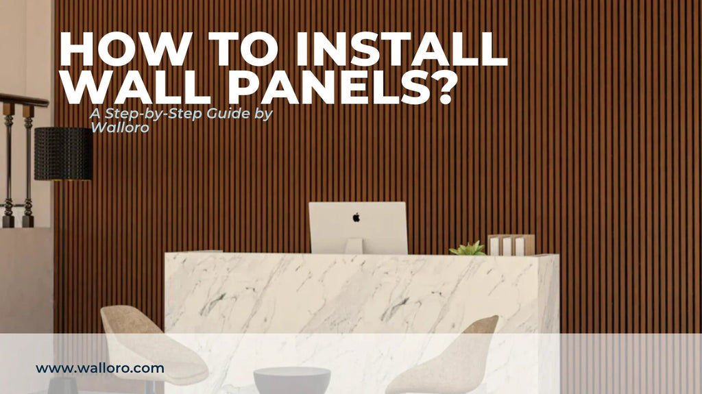 How to Install Wall Panels? - A Step-by-Step Guide by Walloro - Adawall Wallpaper -Registered Trade Accounts Only, Wallpaper Wholesale Account