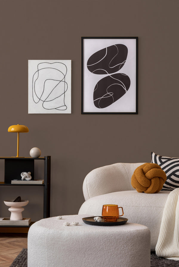 Walnut Brown Wallpaper, Textured Brown Wallpaper,Natural Wallpaper, Modern & Minimalist Wall Covering,Modern Look Neutral Colors Glittering Wallcovering