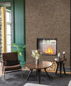 Brown Muse Brush Stroke Textured Wallpaper, Modern Minimalist Wall Covering, Neutral Shimmer Wall Decor