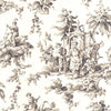 Toile de Jouy French Wallpaper, White Background Pattern Mural, Oversized Custom Size Wall Art, Non-Woven, Non-Adhesive, Modern Wall Paper, Removable