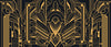 Art Deco Wallpaper, Geometric Gold Mural, Oversized Custom Size Wall Art, Non-Woven, Non-Adhesive, Modern Wall Paper, Removable