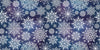 Snowflakes, Dark Blue and Purple Background Wallpaper, Seamless Pattern Mural, Oversized Custom Size Wall Art, Non-Woven, Non-Adhesive, Modern Wall Paper, Removable