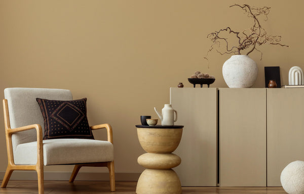 Yellow Embossed Wallpaper, Textured Wallpaper,Natural Wallpaper, Modern & Minimalist Wall Covering,Modern Look Neutral Colors Glittering Wallcovering