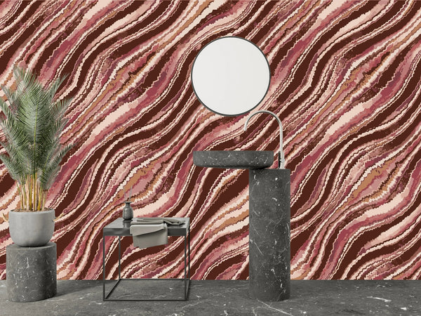 Abstract Art Wallpaper, Stripes Mural, Oversized Custom Size Wall Art, Non - Woven, Non - Adhesive, Modern Wall Paper, Removable - Adawall Wallpaper - Registered Trade Accounts Only, Wallpaper Wholesale Account - W78003 - Adawall Wholesale - Wallpaper Wholesaler
