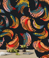 Abstract Bananas Wallpaper, Seamless Pattern Mural, Oversized Custom Size Wall Art, Non - Woven, Non - Adhesive, Modern Wall Paper, Removable - Adawall Wallpaper - Registered Trade Accounts Only, Wallpaper Wholesale Account - W78040 - Adawall Wholesale - Wallpaper Wholesaler