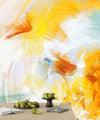 Abstract Colorful Wallpaper, Paint Strokes Mural, Oversized Custom Size Wall Art, Non - Woven, Non - Adhesive, Modern Wall Paper, Removable - Adawall Wallpaper - Registered Trade Accounts Only, Wallpaper Wholesale Account - W78178 - Adawall Wholesale - Wallpaper Wholesaler
