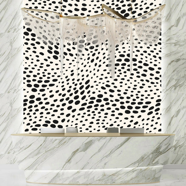 Abstract Dot Waves Wallpaper, Seamless Pattern Mural, Oversized Custom Size Wall Art, Non - Woven, Non - Adhesive, Modern Wall Paper, Removable - Adawall Wallpaper - Registered Trade Accounts Only, Wallpaper Wholesale Account - W78041 - Adawall Wholesale - Wallpaper Wholesaler