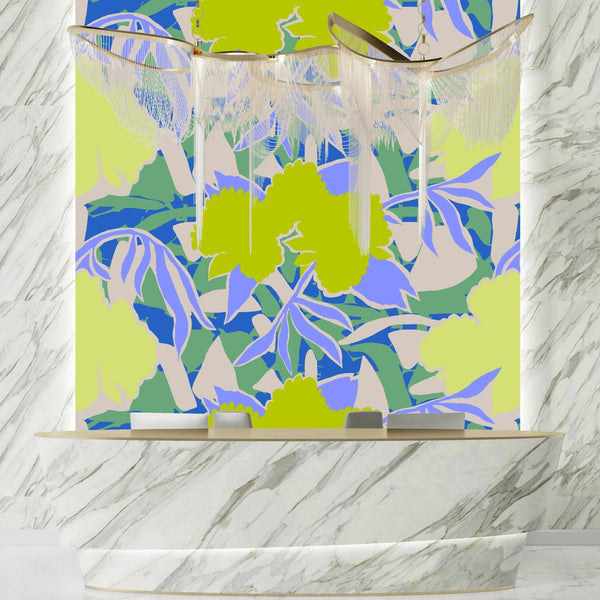 Abstract Dynamic Flowers Wallpaper, Seamless Pattern Mural, Oversized Custom Size Wall Art, Non - Woven, Non - Adhesive, Modern Wall Paper, Removable - Adawall Wallpaper - Registered Trade Accounts Only, Wallpaper Wholesale Account - W77899 - Adawall Wholesale - Wallpaper Wholesaler