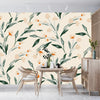 Abstract Floral, Beige Background Wallpaper, Seamless Pattern Mural, Oversized Custom Size Wall Art, Non - Woven, Non - Adhesive, Modern Wall Paper, Removable - Adawall Wallpaper - Registered Trade Accounts Only, Wallpaper Wholesale Account - W78085 - Adawall Wholesale - Wallpaper Wholesaler