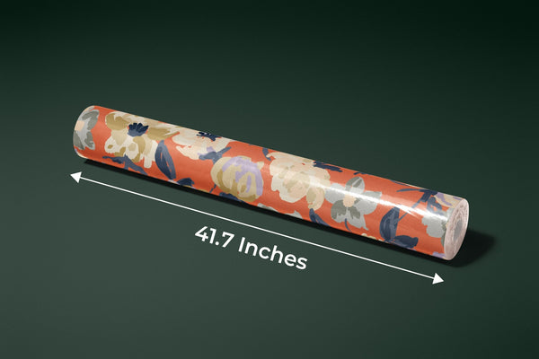 Abstract Floral, Orange Background Wallpaper, Seamless Pattern Mural, Oversized Custom Size Wall Art, Non - Woven, Non - Adhesive, Modern Wall Paper, Removable - Adawall Wallpaper - Registered Trade Accounts Only, Wallpaper Wholesale Account - W78084 - Adawall Wholesale - Wallpaper Wholesaler