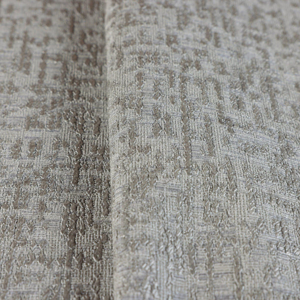 Abstract Glam 3D Embossed Wallpaper, Light Gray, Silver Metallic Accents Luxury Wallcovering, Washable, Durable Home and Commercial Use Wall Decor - Walloro High End Wallcoverings & More