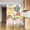 Abstract Leaves and Geometric Shapes Wallpaper, Seamless Pattern Mural, Oversized Custom Size Wall Art, Non - Woven, Non - Adhesive, Modern Wall Paper, Removable - Adawall Wallpaper - Registered Trade Accounts Only, Wallpaper Wholesale Account - W78065 - Adawall Wholesale - Wallpaper Wholesaler