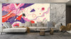 Abstract Shapes Wallpaper, Purple and Pink Mural, Oversized Custom Size Wall Art, Non - Woven, Non - Adhesive, Modern Wall Paper, Removable - Adawall Wallpaper - Registered Trade Accounts Only, Wallpaper Wholesale Account - W77621 - Adawall Wholesale - Wallpaper Wholesaler