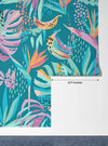 Abstract Tropical Leaves Wallpaper, Seamless Pattern Mural, Oversized Custom Size Wall Art, Non - Woven, Non - Adhesive, Modern Wall Paper, Removable - Adawall Wallpaper - Registered Trade Accounts Only, Wallpaper Wholesale Account - W78046 - Adawall Wholesale - Wallpaper Wholesaler