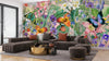 Aesthetic Wildflower Wallpaper, Botanical Mural, Oversized Custom Size Wall Art, Non - Woven, Non - Adhesive, Modern Wall Paper, Removable - Adawall Wallpaper - Registered Trade Accounts Only, Wallpaper Wholesale Account - W77957 - Adawall Wholesale - Wallpaper Wholesaler