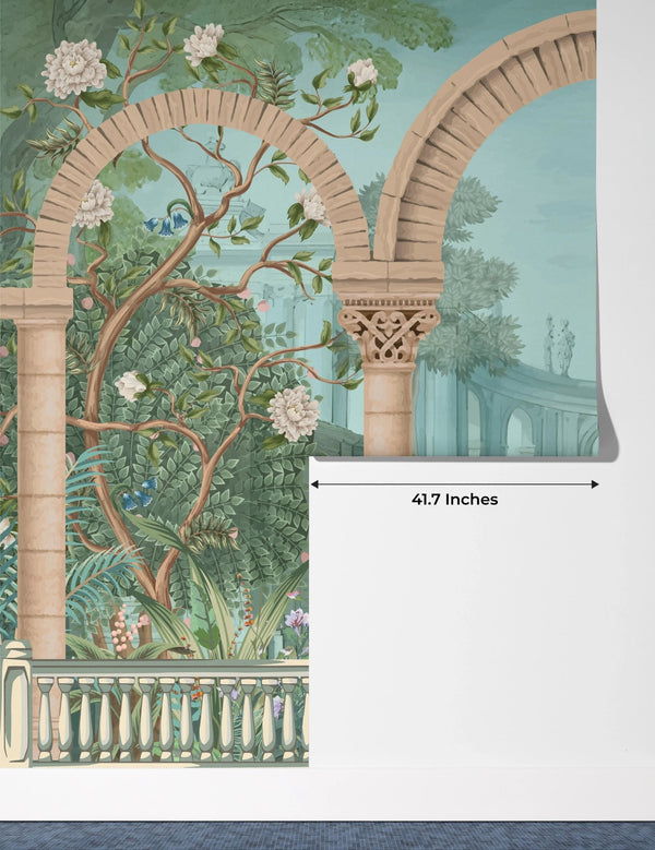 Ancient Roman Architecture Wallpaper,Botanic Mural, Oversized Custom Size Wall Art, Non - Woven, Non - Adhesive, Modern Wall Paper, Removable - Adawall Wallpaper - Registered Trade Accounts Only, Wallpaper Wholesale Account - W77505 - Adawall Wholesale - Wallpaper Wholesaler