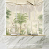 Tropics Wallpaper, Architecture Mural, Oversized Custom Size Wall Art, Non-Woven, Non-Adhesive, Modern Wall Paper, Removable