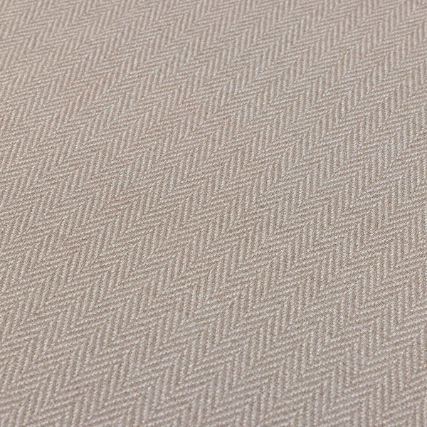 Beige Chevron Wallpaper, Textured Modern Fabric Like Wallcovering, Solid Neutral Colors - Walloro High End Wallcoverings & More