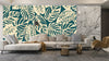 Beige Leaves Wallpaper, Seamless Pattern Mural, Oversized Custom Size Wall Art, Non - Woven, Non - Adhesive, Modern Wall Paper, Removable - Adawall Wallpaper - Registered Trade Accounts Only, Wallpaper Wholesale Account - W77734 - Adawall Wholesale - Wallpaper Wholesaler