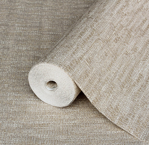 Beige Muse Crosshatch Texture Wallpaper, Natural Wallpaper, Modern & Minimalist Wall Covering, Modern Look Neutral Colors Glittering Wallcovering - Adawall Wallpaper -Registered Trade Accounts Only, Wallpaper Wholesale Account - 25106-3 - Adawall Wholesale - Wallpaper Wholesaler
