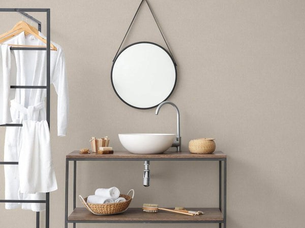 Beige Sparkling Plain Color Textured Wallpaper, Modern Look NEutral Colors Glittering Wallcovering - Walloro High End Wallcoverings & More