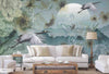 Birds Scene Wallpaper, Botanical Tropical Wallpaper, Nature, Customized Wall Mural, Durable, Non - Woven Wall Paper, Non - Adhesive, Removable - Adawall Wallpaper - Registered Trade Accounts Only, Wallpaper Wholesale Account - A304-1 - Adawall Wholesale - Wallpaper Wholesaler