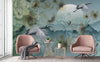 Birds Scene Wallpaper, Botanical Tropical Wallpaper, Nature, Customized Wall Mural, Durable, Non - Woven Wall Paper, Non - Adhesive, Removable - Adawall Wallpaper - Registered Trade Accounts Only, Wallpaper Wholesale Account - A304-1 - Adawall Wholesale - Wallpaper Wholesaler