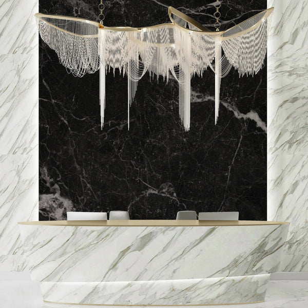 Black and White Granite Marble Background Wallpaper, Royal Mural, Oversized Custom Size Wall Art, Non - Woven, Non - Adhesive, Modern Wall Paper, Removable - Adawall Wallpaper - Registered Trade Accounts Only, Wallpaper Wholesale Account - W77521 - Adawall Wholesale - Wallpaper Wholesaler