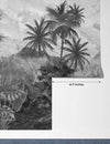 Black and White Jungle Wallpaper, Exotic Trees Mural, Oversized Custom Size Wall Art, Non - Woven, Non - Adhesive, Modern Wall Paper, Removable - Adawall Wallpaper - Registered Trade Accounts Only, Wallpaper Wholesale Account - W77520 - Adawall Wholesale - Wallpaper Wholesaler