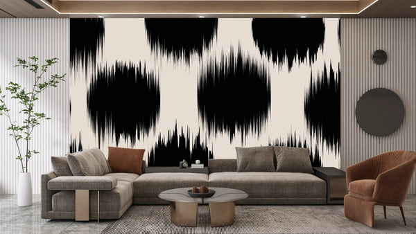 Black Brush Strokes Wallpaper, Seamless Pattern Mural, Oversized Custom Size Wall Art, Non - Woven, Non - Adhesive, Modern Wall Paper, Removable - Adawall Wallpaper - Registered Trade Accounts Only, Wallpaper Wholesale Account - W78176 - Adawall Wholesale - Wallpaper Wholesaler