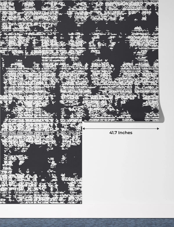 Black Grunge Texture Wallpaper, White Background Mural, Oversized Custom Size Wall Art, Non - Woven, Non - Adhesive, Modern Wall Paper, Removable - Adawall Wallpaper - Registered Trade Accounts Only, Wallpaper Wholesale Account - W77533 - Adawall Wholesale - Wallpaper Wholesaler