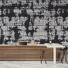 Black Grunge Texture Wallpaper, White Background Mural, Oversized Custom Size Wall Art, Non - Woven, Non - Adhesive, Modern Wall Paper, Removable - Adawall Wallpaper - Registered Trade Accounts Only, Wallpaper Wholesale Account - W77533 - Adawall Wholesale - Wallpaper Wholesaler