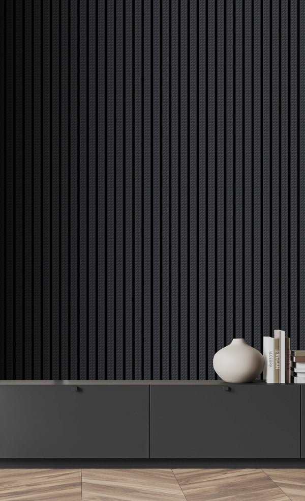 Black Pattern Wall Panel, PS Wall Home Decoration Panel - Premium Quality - Adawall Wallpaper - Registered Trade Accounts Only, Wallpaper Wholesale Account - APS503 - Adawall Wholesale - Wallpaper Wholesaler