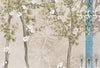 Bloom Flowers Wall Mural, Light Beige Floral Blossom Wallpaper, Oversized Nature Art Customized Wall Covering, Non - Woven, Non - Adhesive, Removable - Adawall Wallpaper - Registered Trade Accounts Only, Wallpaper Wholesale Account - SE311-2 - Adawall Wholesale - Wallpaper Wholesaler