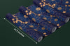 Blue and Gold Floral Wallpaper, Seamless Pattern Mural, Oversized Custom Size Wall Art, Non - Woven, Non - Adhesive, Modern Wall Paper, Removable - Adawall Wallpaper - Registered Trade Accounts Only, Wallpaper Wholesale Account - W77846 - Adawall Wholesale - Wallpaper Wholesaler