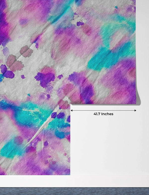 Blue And Purple Texture Wallpaper, Liquid Splash Mural, Oversized Custom Size Wall Art, Non - Woven, Non - Adhesive, Modern Wall Paper, Removable - Adawall Wallpaper - Registered Trade Accounts Only, Wallpaper Wholesale Account - W77574 - Adawall Wholesale - Wallpaper Wholesaler