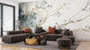 Blue Floral Wallpaper, White Background Mural, Oversized Custom Size Wall Art, Non - Woven, Non - Adhesive, Modern Wall Paper, Removable - Adawall Wallpaper - Registered Trade Accounts Only, Wallpaper Wholesale Account - W77598 - Adawall Wholesale - Wallpaper Wholesaler