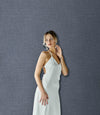 Blue Muse Linen Texture Wallpaper, Natural Wallpaper, Modern & Minimalist Wall Covering, Modern Look Neutral Colors Glittering Wallcovering - Adawall Wallpaper -Registered Trade Accounts Only, Wallpaper Wholesale Account - 25104-9 - Adawall Wholesale - Wallpaper Wholesaler