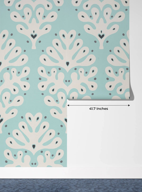 Blue Talavera Wallpaper, Seamless Pattern Mural, Oversized Custom Size Wall Art, Non - Woven, Non - Adhesive, Modern Wall Paper, Removable - Adawall Wallpaper - Registered Trade Accounts Only, Wallpaper Wholesale Account - W77684 - Adawall Wholesale - Wallpaper Wholesaler