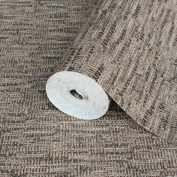 Brown-Beige Muse Crosshatch Texture Wallpaper, Natural Wallpaper, Modern & Minimalist Wall Covering, Modern Look Neutral Colors Glittering Wallcovering - Adawall Wallpaper -Registered Trade Accounts Only, Wallpaper Wholesale Account - 25106-7 - Adawall Wholesale - Wallpaper Wholesaler
