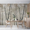 Brown Floral Wallpaper, Trees Mural, Oversized Custom Size Wall Art, Non - Woven, Non - Adhesive, Modern Wall Paper, Removable - Adawall Wallpaper - Registered Trade Accounts Only, Wallpaper Wholesale Account - W77599 - Adawall Wholesale - Wallpaper Wholesaler