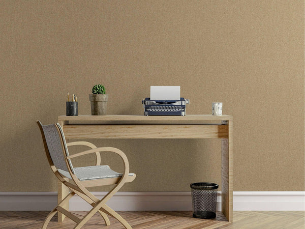 Brown Sparkling Plain Color Textured Wallpaper, Modern Look NEutral Colors Glittering Wallcovering - Walloro High End Wallcoverings & More