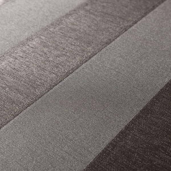 Brown Timeless Bold Striped Wallpaper, Flocked Textured Velvet Feeling Thick Lines Wallcovering - Walloro High End Wallcoverings & More