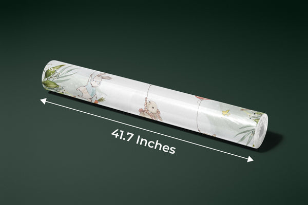 Bunnies Wallpaper, Fly Balloons Mural, Oversized Custom Size Wall Art, Non - Woven, Non - Adhesive, Modern Wall Paper, Removable - Adawall Wallpaper - Registered Trade Accounts Only, Wallpaper Wholesale Account - W77662 - Adawall Wholesale - Wallpaper Wholesaler
