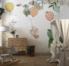 Bunnies Wallpaper, Fly Balloons Mural, Oversized Custom Size Wall Art, Non - Woven, Non - Adhesive, Modern Wall Paper, Removable - Adawall Wallpaper - Registered Trade Accounts Only, Wallpaper Wholesale Account - W77662 - Adawall Wholesale - Wallpaper Wholesaler