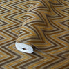 Chevron Wallpaper, Brown, Yellow Geometric Deep Embossed Zigzag Pattern Geometric Wallcovering - Adawall Wallpaper - Registered Trade Accounts Only, Wallpaper Wholesale Account - 1509-4 - Adawall Wholesale - Wallpaper Wholesaler