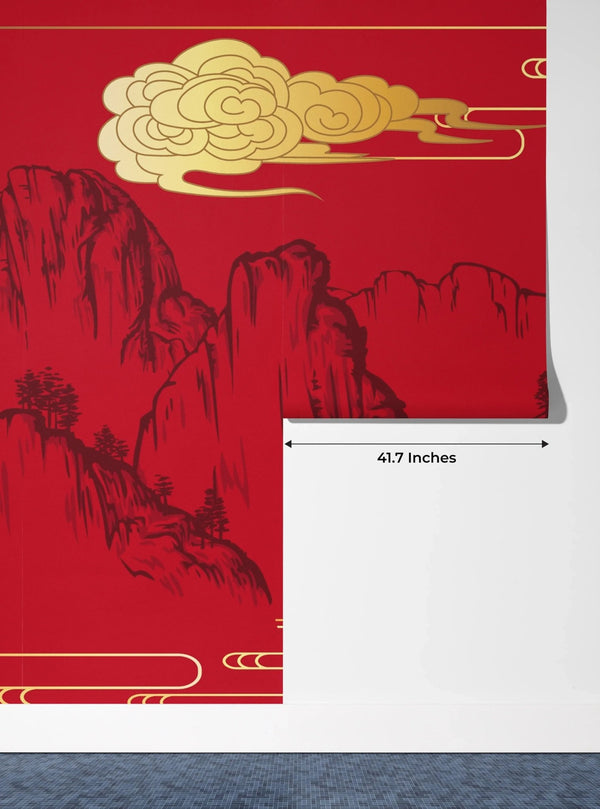 Chinese Painting Wallpaper, Classic Landscape Mural, Oversized Custom Size Wall Art, Non - Woven, Non - Adhesive, Modern Wall Paper, Removable - Adawall Wallpaper - Registered Trade Accounts Only, Wallpaper Wholesale Account - W77699 - Adawall Wholesale - Wallpaper Wholesaler