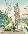 Chinoiserie Wallpaper, Floral Trees and Birds Mural, Oversized Custom Size Wall Art, Non - Woven, Non - Adhesive, Modern Wall Paper, Removable - Adawall Wallpaper - Registered Trade Accounts Only, Wallpaper Wholesale Account - W77708 - Adawall Wholesale - Wallpaper Wholesaler