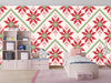 Christmas Ikat Wallpaper, Seamless Pattern Mural, Oversized Custom Size Wall Art, Non - Woven, Non - Adhesive, Modern Wall Paper, Removable - Adawall Wallpaper - Registered Trade Accounts Only, Wallpaper Wholesale Account - W78030 - Adawall Wholesale - Wallpaper Wholesaler