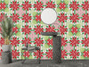 Christmas Poinsettia Wallpaper, Seamless Pattern Mural, Oversized Custom Size Wall Art, Non - Woven, Non - Adhesive, Modern Wall Paper, Removable - Adawall Wallpaper - Registered Trade Accounts Only, Wallpaper Wholesale Account - W78031 - Adawall Wholesale - Wallpaper Wholesaler